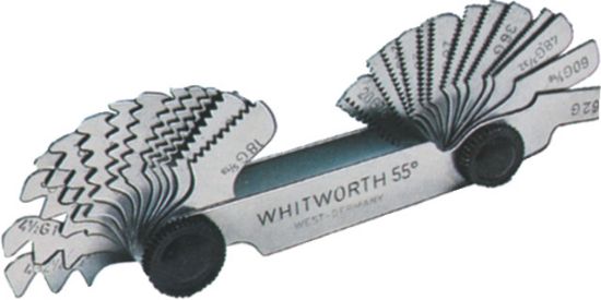 ŠABLONA ZA MERJENJE CEVNIH NAVOJEV (6 lističev)