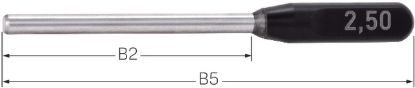 Slika Prüfstift Gen.2=0,002mm m.Griff  0,44mmx53mm
