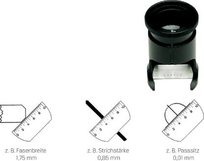Slika ETUI za LUPO PRECIZNO MERILNO 10/0,1mm 8x