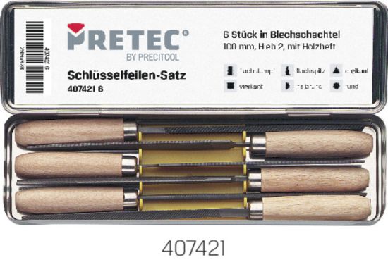PILE KLJUČAVNIČARSKE V GAR. H2/100mm (1gar=6kos) - v pločevinasti škatli 