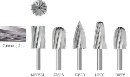 Slika REZKAR ROTO D16x25mm oblika O HSS za ALU