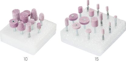 Slika ČEPI BRUSNI IZ KORUNDA v 15-delni gar. - vpetje D3,0mm - fini