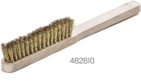 ŠČETKA IZ MESINGA 110x20mm/žica 0,15mm LESSMANN