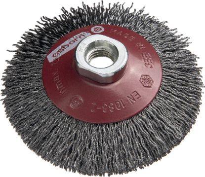 Slika Ščetka žična valovita jeklena D100/0,30mm M14 