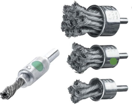 ŠČETKA INOX POSUKANA ČOPIČ D6/0,25mm L=65mm