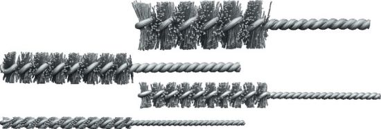 ŠČETKA ŽIČNA CILINDRIČNA-CEVNA D6mm,L=125/65mm - žica D0,6mm SiC K320 LESSMANN