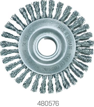 Slika ŠČETKA COFASTA POSUKANA JEKLENA D115x6mm (izvrtina D22,2mm)