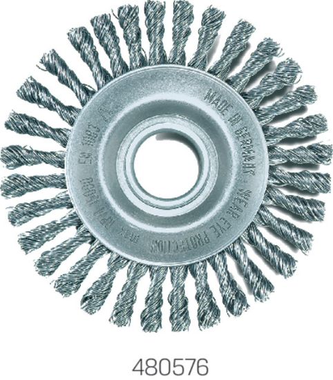 ŠČETKA COFASTA POSUKANA JEKLENA D115x6mm (izvrtina D22,2mm)