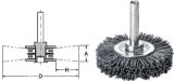 Slika ŠČETKA KROŽNA D70x12/SiC 120 - z držalom D6mm 