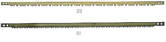 Bügelsägeblatt , Hobelzahnung