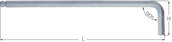 KLJUČ IMBUS DIN2936 1,5mm - dolgi WIHA