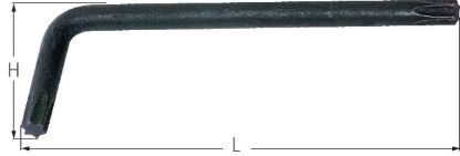 Slika KLJUČ KOTNI TORX T15