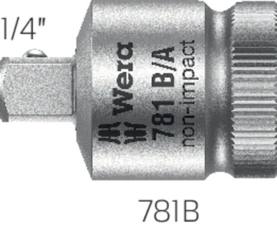 WERA-Adapter 781 B 3/8' Innen x 1/4' Außen