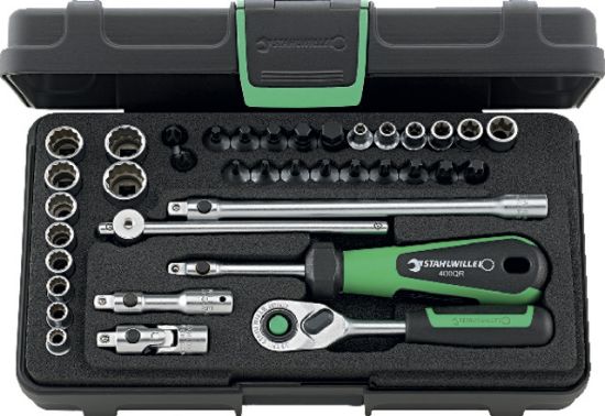 Steckschlüssel-Satz 1/4' inkl. TORX, 38-tlg. STAHLWILLE