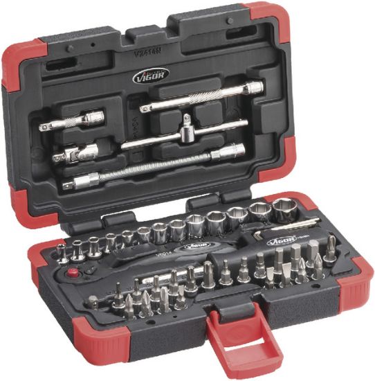 KLJUČI NATIČNI 1/4 v 46 del.garnituri