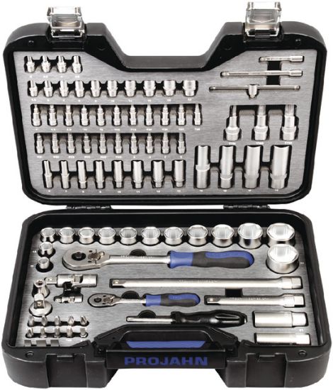 KLJUČI NASADNI 1/4" in 1/2" v 91-delni gar. PROJAHN