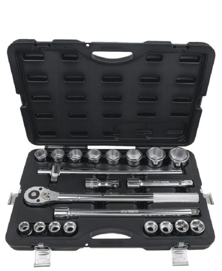 GARNITURA NASADNJIH KLJUČEV 3/4", v gar.21 kos KSTools