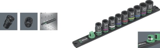 IMPACT-Steckschlüsseleinsatz- Satz  1/2', 9-teilig -WERA-