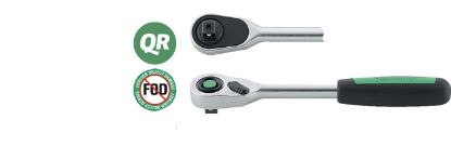 Slika Feinzahn-Umschaltknarre 1/2' 80 Zähne, QuickRelease 512QRN