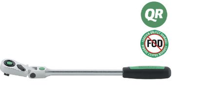 Slika Feinzahn-Gelenkknarre 1/2' 80 Zähne, QuickRelease 517QR