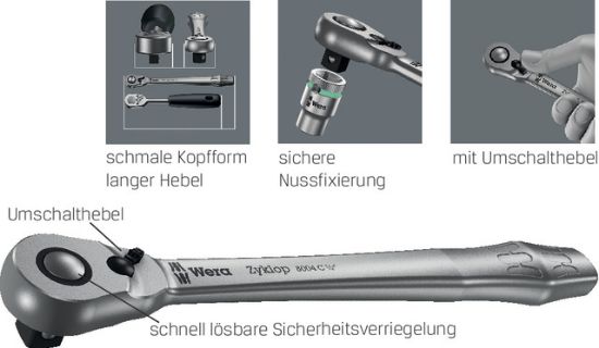 RAGLJA 1/2" Typ: Zyklop Metal - s finimi zobmi (72Z)

