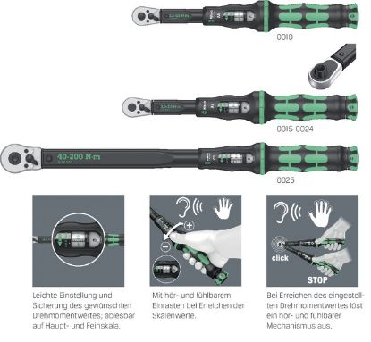 Slika Umschaltknarre Click-Torque C4 1/2', Vierkant-Antrieb