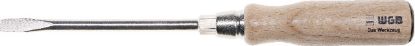 Slika Schraubendreher mit Holzgriff Schlitz, 7 x 125 mm - WGB -