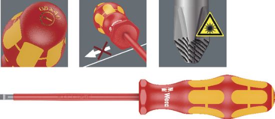 Schlitz-Schraubendreher VDE-isoliert  - Wera -