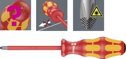 Slika Kreuzschlitz-Schraubendreher VDE-isoliert  - Wera -