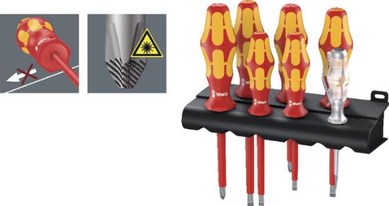 IZVIJAČI VDE v 7-delni garnituri WERA