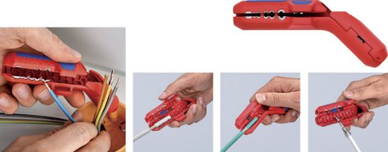 Universal-Abmantelungswerkzeug für Linkshänder - KNIPEX -