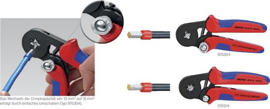 KLEŠČE ZA ŠESTEROROBO STISKANJE PRIKLJUČKOV ŽIC 0,08-10mm2, samonastavljive 