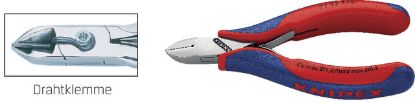 Slika KNIPEX-Elektronik-Seiten- schneider mit Wate, Haltedraht