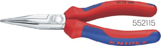 KLEŠČE PLOŠČATE - POLOKROGLE DIN5745 140mm-kromirane