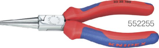 KNIPEX-Rundzange, lange Backen verchromter Kopf