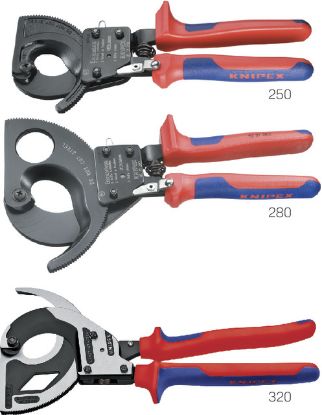 Slika KNIPEX-Kabelschneider, 3-Gang Ratschenprinzip