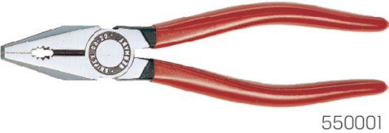 KLEŠČE KOMBINIRKE POLIRANE 180mm (s plastificiranim ročajem) Knipex