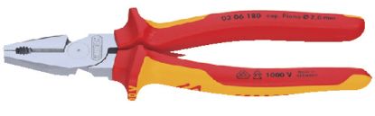 Slika KLEŠČE KOMBINIRANE VDE 180mm (z izboljšanim vzvodom) KNIPEX      