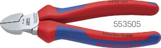 KNIPEX-Seitenschneider poliert, Mehrkomponentenhüllen