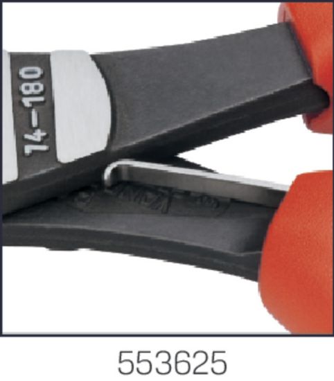 KNIPEX-Kraft-Seitenschneider poliert, Mehrkomponentenhüllen