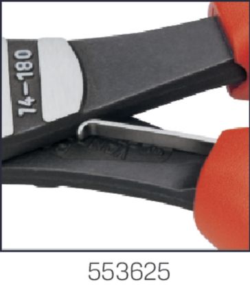 Slika KNIPEX-Kraft-Seitenschneider poliert, Mehrkomponentenhüllen