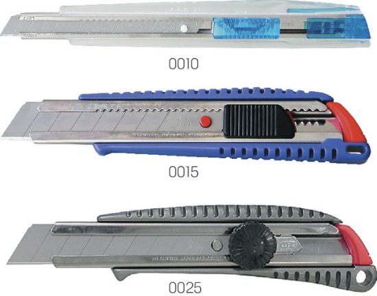 NOŽ TAPETNIŠKI ŠIRINE REZILA 9mm Typ 0010