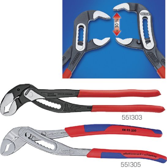 KLEŠČE VODOVODNE ALIGATOR 250mm - kromirane