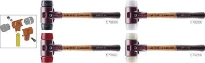 Slika KLADIVO Z SUPERPLASTIČNIMA NASTAVKOMA (bela) D60mm - SIMPLEX