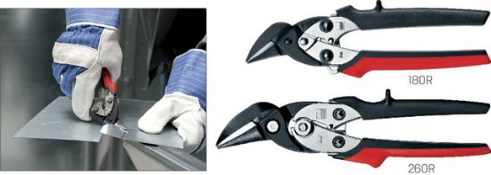 ŠKARJE IDEAL za pločevino 180mm - DESNE