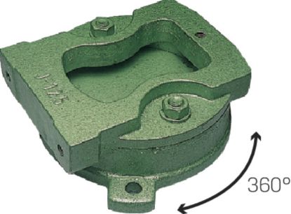 Slika PLOŠČA OSNOVNA VRTLJIVA 360°za primež 150mm LEINEN