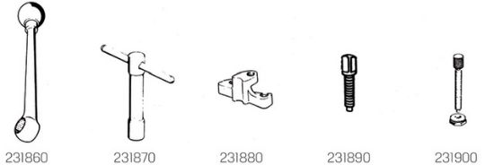 Vierkant-Steckschlüssel f.Halter Gr. A       SRW