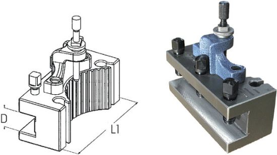 Schnellw.-Drehstahlhalter D Type AaD  1250       SRW