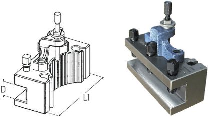 Slika DRŽALO HITROIZMENLJIVO ZA STRUŽNI NOŽ E D20/100mm     