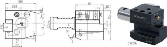 Werkzeughalter R-L,kurz,IK DIN69880C2C3-30x20x70 PREMUS